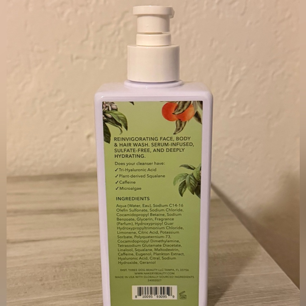 Nakery SkinRestore Face & Body Wash with Hyaluronic Acid - Green Garden Spritz - Picture 5 of 5